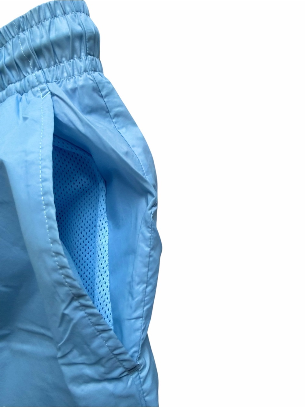 Nike Jordan Essentials Woven Short Mens Medium Blue Colorblock Mesh Lined - Picture 5 of 8